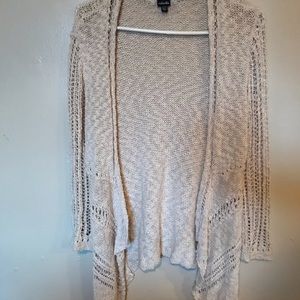 Ivory knitted cardigan